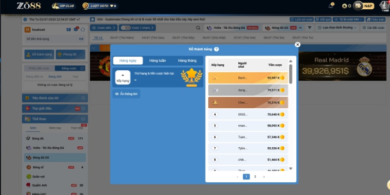 Tỷ lệ kèo nhà cái