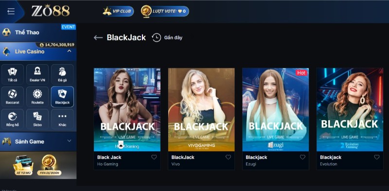 Blackjack là gì ZO88